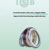 Двухнаправленные конические роликовые упорные подшипники ISB